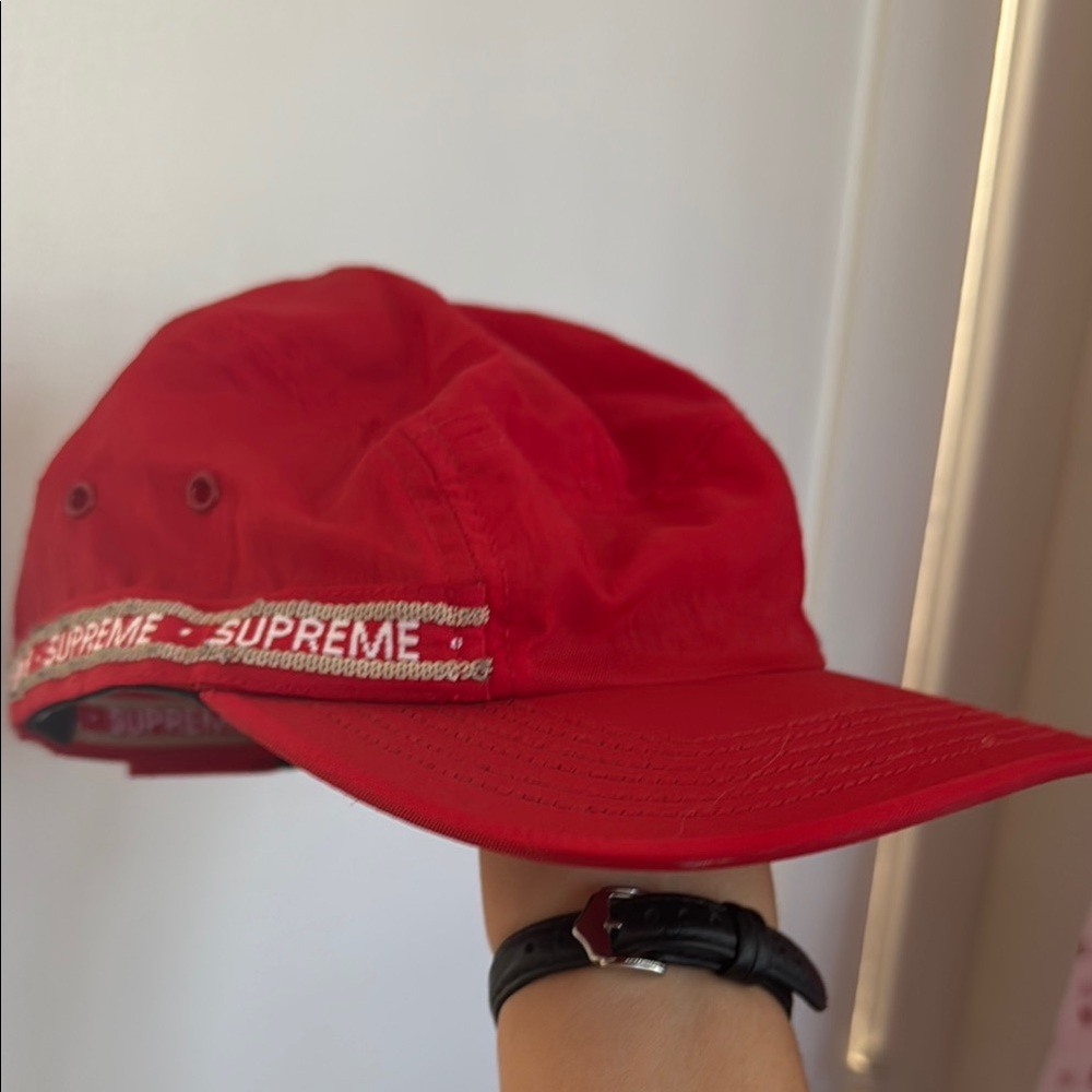 Supreme Red Hat with Logo Band